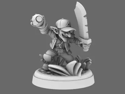 Space Orcs Burn Ketchup Attack Beast Trainer 3D print model