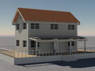 Family house 3D 3D model