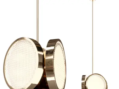 Lampatron ULF TRIO pendant light 3D model