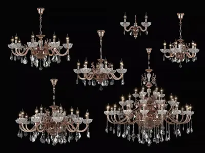 719 Artifici Osgona Collection of Classical Lamps 3D Model Pack
