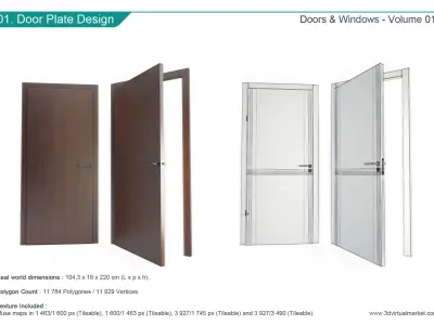 Doors and Windows Collection 3D model