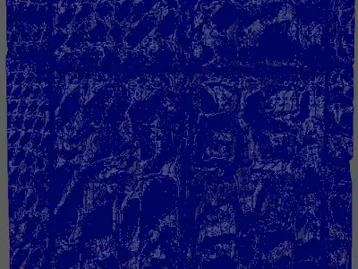 Ancient Indian wooden door with different type of lock security 3D model