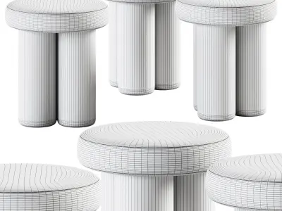 Big Foot Stool by 101 Copenhagen 3D model