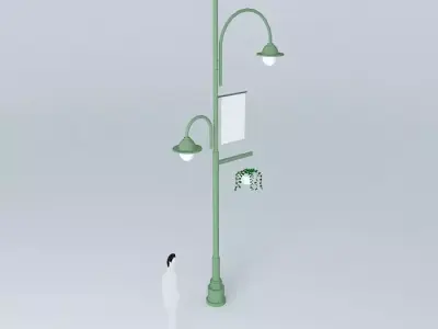 Post to Rua Dr. Jorge Free 3D model