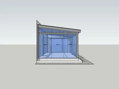 Ladge winter garden 3D model