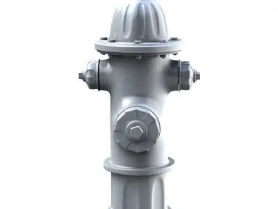 Fire Hydrant 3D model 11