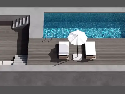 SWIMMING POOL NO113 A 3D model