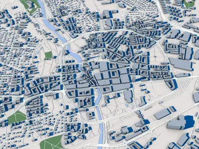 Vasteras City Sweden 3D model