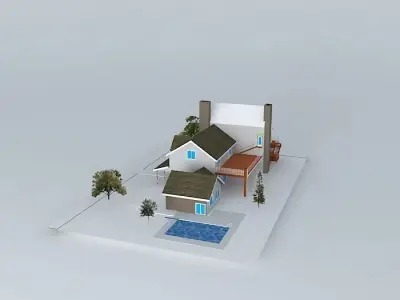 JUST A FANTASY HOUSE 3D model