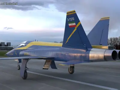  HESA Saeqeh Iranian Aircraft without Rockets Blue 