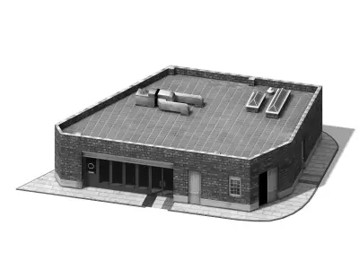 Heterogeneous - Architecture - Building 01 3D model