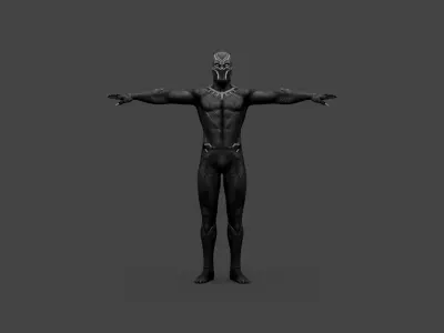 BPAN-001 Black Panther 3D model