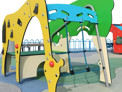 Children playground 3 3D model