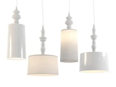 Lamps Set 01 3D Model Pack