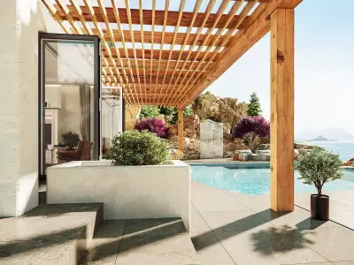 Villa exterior 3D model purchase