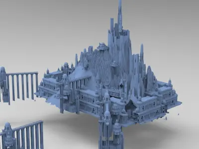 Tower of the Castle Ridges  3D model