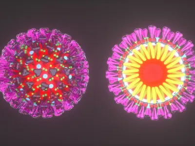 COVID - 19 Coronavirus Free 3D model