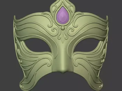 ORNATE EYES MASK 3D print model