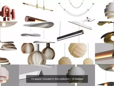 13 assets included In this collection 3D Model Pack