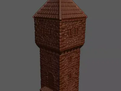 Guard Tower 3D Print 3D print model