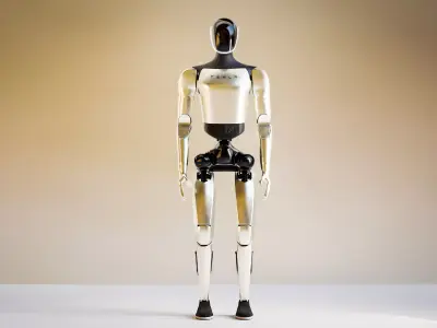 Optimus Tesla Bot Gen 3 Low-poly 3D model