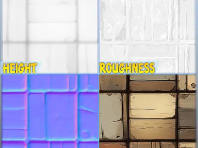 Stylized Tile Seamless Texture Texture