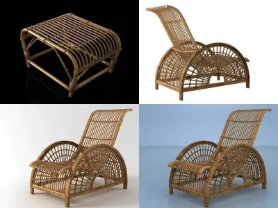 Forest Slug Chair 3D model