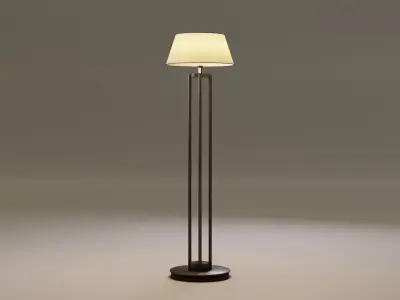 Low-Poly 2 Floor Lamps Low-poly 3D model