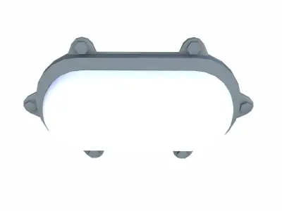 Light Metal Low-poly 3D model