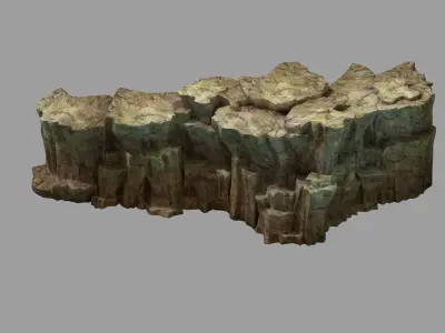 Snow White - precipice 01 3D model