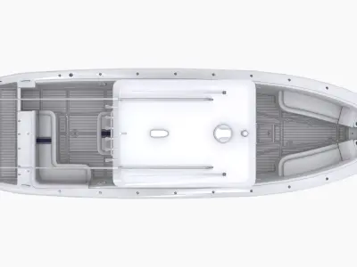 Midnight Express 37ft Open Boat Low-poly 3D model
