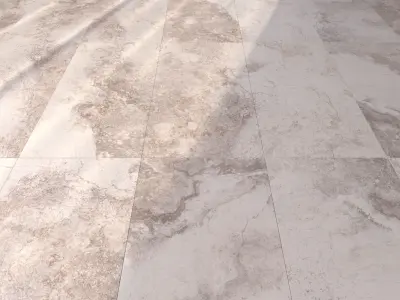 Marble Floor Bizantino Ivory Set 1 Texture