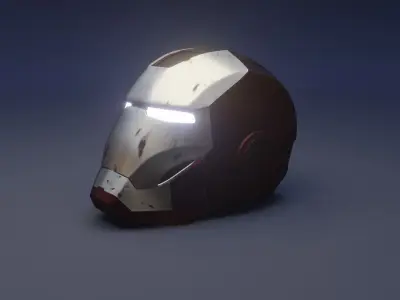 Iron Man mark II Helmet 3D model