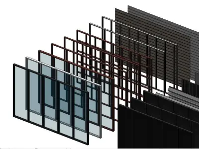 Revit Family 3D model  Vol3 3D model