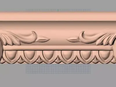 Woodworking CNC Router 3D Relief STL models used for artcam E409 3D model