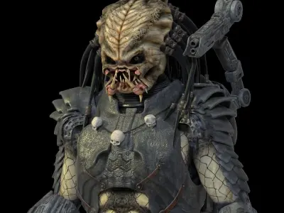 Predator metal stick 3D model