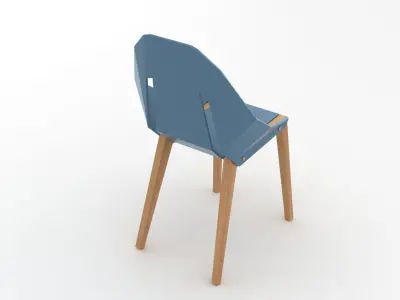 Contemporary Modern Chair 006 3D model