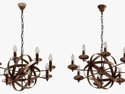 chandelier heliosphere 3D model