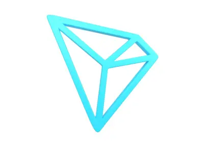 TRON Coin V2 003 Low-poly 3D model