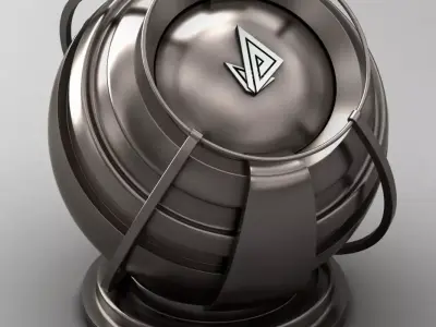 VRAY SHADER---METAL---Hafnium Texture