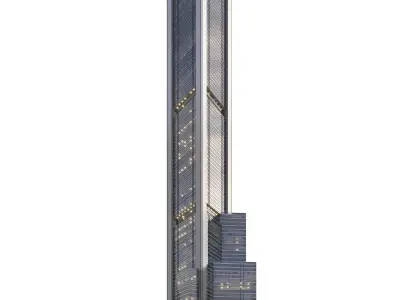 Skyscraper 2 SUPERTALL 3D model
