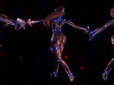 Blankz X Gantz Low-poly 3D model