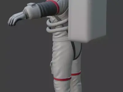 Astronaut Spacesuit 3D Model 3D model