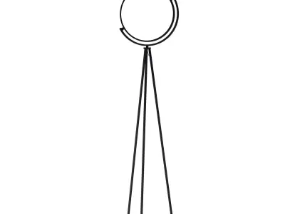 Modern LED Floor Lamp 3D model purchase