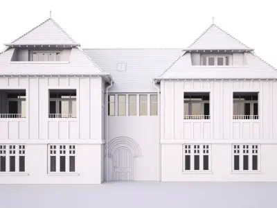 British House Hayes Lane 3D model