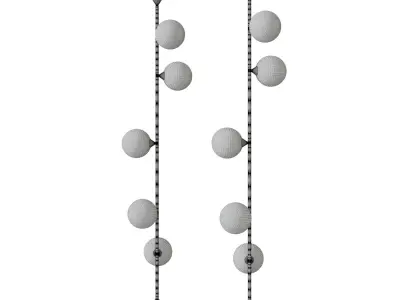 Vertical Globe Floor Lamp 3D model