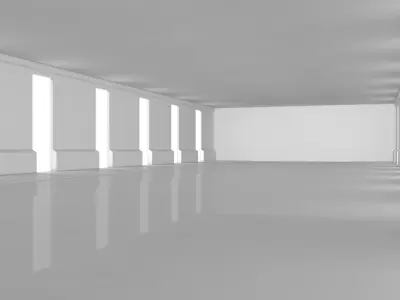 Sci Fi Warehouse Low-poly 3D model order