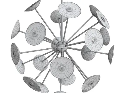 DOT PENDANT Low-poly 3D model