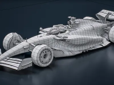  Kick Sauber F1 C45 2025 Formula 1 Race Car 