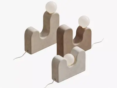 Rolling Hills Table Lamp 3D model